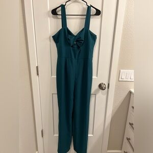 Nordstrom’s Leith Emerald Cut-out Jumpsuit
